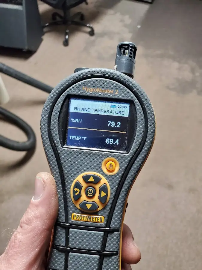 Moisture meter humidity assessment for Fire & Smoke Damage Restoration in Munster