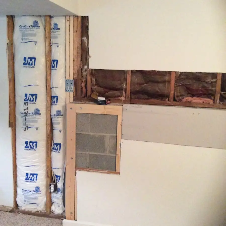 Wall insulation replacement during Odor Removal & Deodorization in Munster